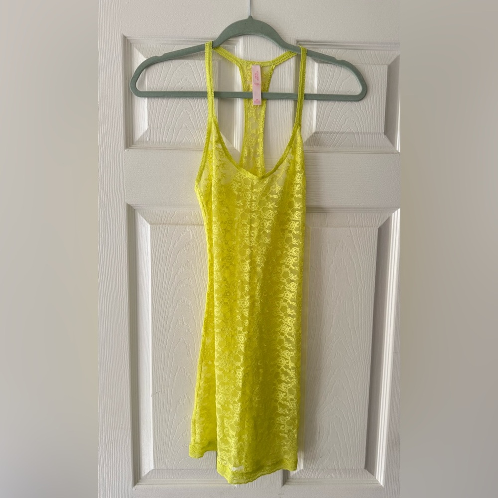 Victoria's Secret Neon Lace Top